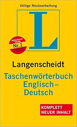 Bild des Verkufers fr Langenscheidt Taschenwrterbuch Englisch-Deutsch zum Verkauf von WeBuyBooks
