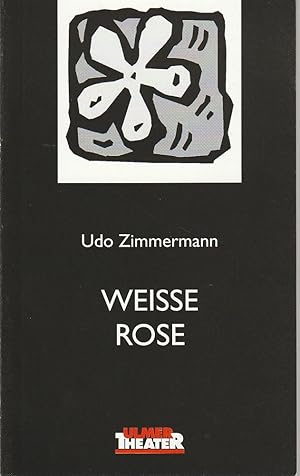 Imagen del vendedor de Programmheft Udo Zimmermann WEISSE ROSE Premiere 17. Oktober 1998 Podium Spielzeit 1998 / 99 Heft Nr. 74 a la venta por Programmhefte24 Schauspiel und Musiktheater der letzten 150 Jahre