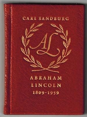 (Miniature Book) Abraham Lincoln, 1809-1859, The Address by Carl Sandburg Before the United State...