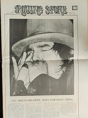Image du vendeur pour Rolling Stone Magazine #79, Nicholas Johnson / Capt Beefheart April 1, 1971 mis en vente par Shore Books