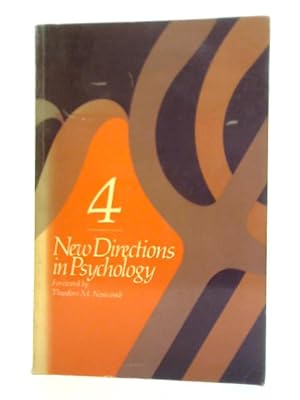 Seller image for New Directions in Psychology: No. 4 for sale by World of Rare Books