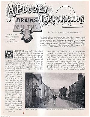 Image du vendeur pour A Pocket Corporation : the Tiny Hamlet of Worston, in North East Lancashire, which boasts a Mayor & Town Council, etc. An uncommon original article from the Wide World Magazine, 1904. mis en vente par Cosmo Books