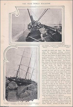 Seller image for The Graveyard of the Grand Banks : some disastrous Shipwrecks on Sable Island, Newfoundland. An uncommon original article from the Wide World Magazine, 1904. for sale by Cosmo Books