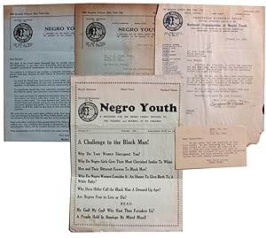 [Five Items of Ephemera Related to Negro Youth Magazine]