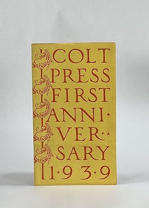 [Cover Title] COLT PRESS FIRST ANNIVERSARY, 1939