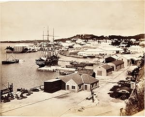 [ALBUM OF THIRTY-ONE ALBUMEN PHOTOGRAPHS SHOWING SCENES IN BERMUDA AND ELSEWHERE]