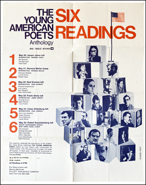 Imagen del vendedor de The Young American Poets Anthology : Six Readings a la venta por Specific Object / David Platzker
