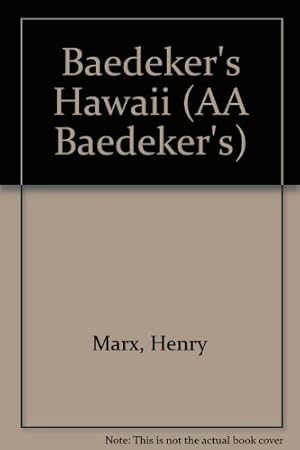 Seller image for Baedeker's Hawaii (AA Baedeker's) for sale by WeBuyBooks