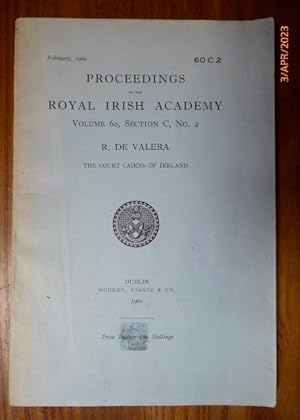 The Court Cairns of Ireland. (= Proceedings of the Royal Irish Academy. Vol. 60, Section C, No. 2.)