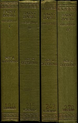 Bild des Verkufers fr The Letters I, II, III, IV in 4 Volumes With and English Translation by Roy J. Deferrari zum Verkauf von avelibro OHG