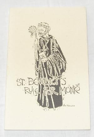 Image du vendeur pour St.Benedict's Rule for Monks: Selected Passages (Cistercian Studies) mis en vente par WeBuyBooks