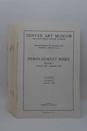 Seller image for Denver Art Museum Indian Leaflet Series for sale by Lavendier Books