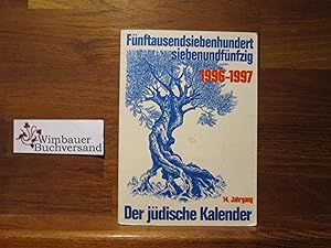 Bild des Verkufers fr Jdischer Kalender / 1996-1997, 14. Jahrgang zum Verkauf von Antiquariat im Kaiserviertel | Wimbauer Buchversand