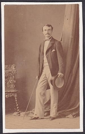 Seller image for Marquis de Gallard / Portrait CDV Foto Photo vintage noblesse Adel for sale by Antiquariat Steffen Vlkel GmbH