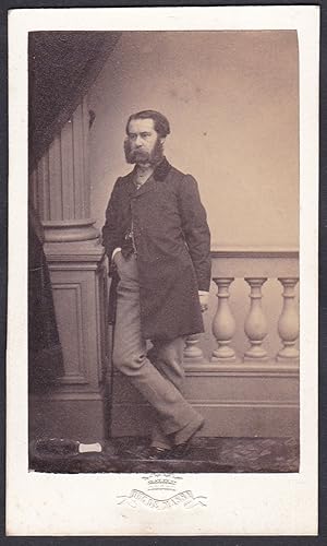 Comte de Crisenoy / Portrait CDV Foto Photo vintage noblesse Adel