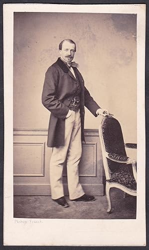 René Gaston Vallet comte de Villeneuve-Goibert (1826-1895) autheur author writer / Portrait CDV F...