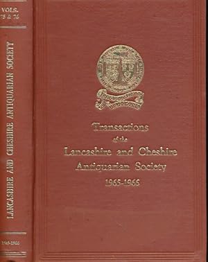 Imagen del vendedor de Transactions of the Lancashire and Cheshire Antiquarian Society. Vols 75 and 76. 1965-1966 a la venta por Barter Books Ltd