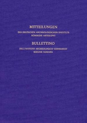 Seller image for Mitteilungen des Deutschen Archologischen Instituts. Rmische Abteilung: Deutschen Bd 106: Jahrgang 1999. for sale by nika-books, art & crafts GbR