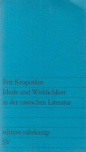 Bild des Verkufers fr Ideale und Wirklichkeit in der russischen Literatur. Autorisierte berssetzung von B. Ebenstein. Neue herausgegeben von Peter Urban zum Verkauf von Fundus-Online GbR Borkert Schwarz Zerfa