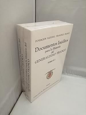 Imagen del vendedor de DOS LIBROS: Documentos Inditos para la Historia del Generalsimo Franco. Tomos II-1 y II-2 (DOS LIBROS sin recorrido comercial, con retractilado plstico de editorial sin rasgar) a la venta por Libros Angulo