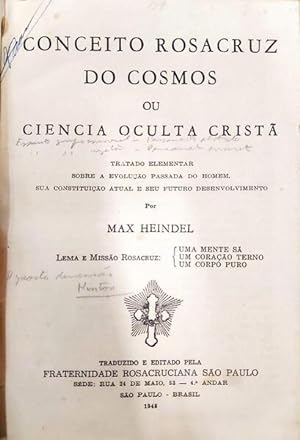 CONCEITO ROSACRUZ DO COSMOS OU CIÊNCIA OCULTA CRISTÃ.