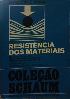 Bild des Verkufers fr RESISTNCIA DOS MATERIAIS. [1. EDIO 4. REIMPRESSO.] zum Verkauf von Livraria Castro e Silva