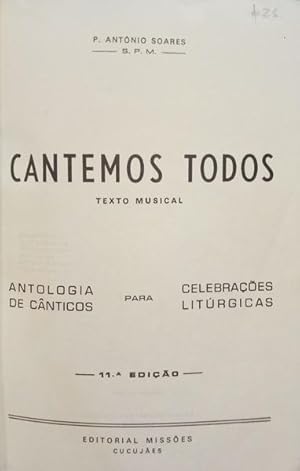 CANTEMOS TODOS. [11.ª EDIÇÃO 1982]