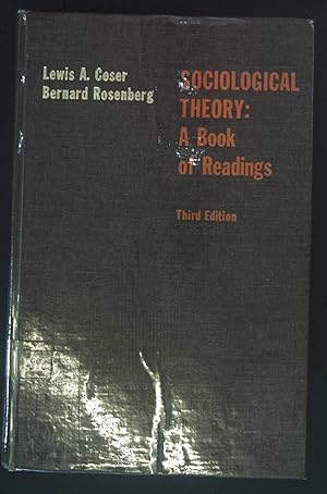 Seller image for Sociological Theory : A Book of Readings. for sale by books4less (Versandantiquariat Petra Gros GmbH & Co. KG)