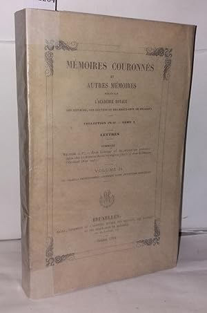 Bild des Verkufers fr tude historique sur les corporations professionnelles chez les romains depuis les origines jusqu'a la chute de l'empire d'occident / Volume 2 Les collges professionnels considrs comme institutions zum Verkauf von Librairie Albert-Etienne