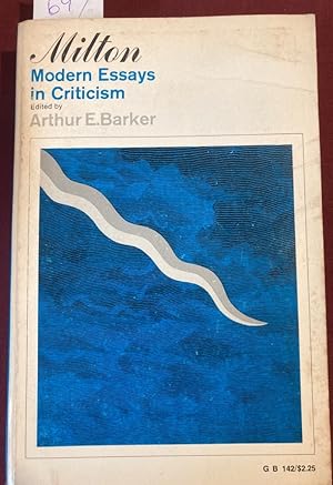 Bild des Verkufers fr Milton. Modern Essays in Criticism. zum Verkauf von Plurabelle Books Ltd