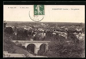 Carte postale Roquefort, Vue générale