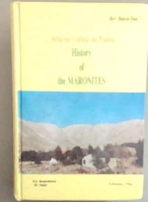 Imagen del vendedor de Religious, Cultural and Political: History of the Maronites a la venta por Chapter 1