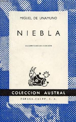 Seller image for NIEBLA (NIVOLA), COLECCIN AUSTRAL, N 99 for sale by WeBuyBooks