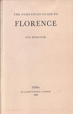 Seller image for The companion guide to Florence (Companion guides series) for sale by WeBuyBooks