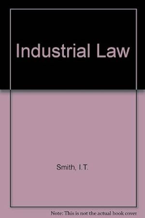 Bild des Verkufers fr Industrial Law zum Verkauf von WeBuyBooks