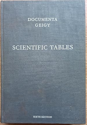 DOCUMENTA GEIGY SCIENTIFIC TABLES Sixth Edition
