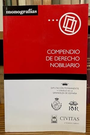 Imagen del vendedor de COMPENDIO DE DERECHO NOBILIARIO a la venta por Fbula Libros (Librera Jimnez-Bravo)