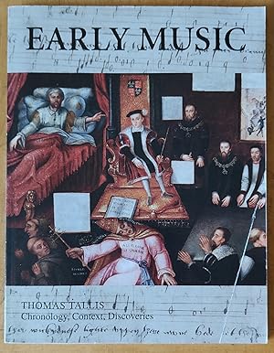 Bild des Verkufers fr Early Music May 2016 Vol.XLIV No.2 THOMAS TALLIS Chronology, Context, Discoveries / "A late anthem by Tallis" Kerry McCarthy / "Thomas Tallis at Dover Priory, 1530 1531" Roger Bowers / "Tallis, the Parker psalter, and some known unknowns" John Milsom / "Thomas Tallis and the five-part English Litany of 1544: evidence of the notes used in the king's majesty's chapel'" Andrew Johnstone / "'Deliuer me from my deceytful ennemies': a Tallis contrafactum in time of war" David Skinner / " Queen Mary I, Tallis's "O sacrum convivium" and a Latin Litany" Magnus Williamson / "Henry Purcell and the construction of identity: iconography, heraldry and the "Sonnata's of III Parts" (1683) Cheryll Duncan / "Some questions concerning Handel's early London c zum Verkauf von Shore Books