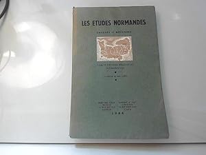 Seller image for Les Etudes Normandes - Exposes Et Mthodes - 1944 - for sale by JLG_livres anciens et modernes