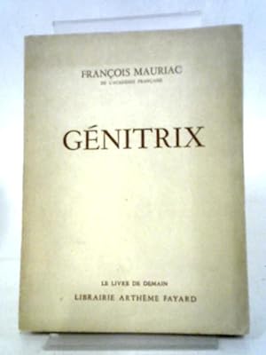 Bild des Verkufers fr Genitrix zum Verkauf von World of Rare Books