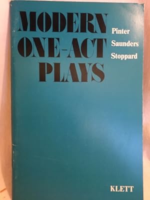 Image du vendeur pour Modern One-act Plays. mis en vente par Versandantiquariat Waffel-Schrder