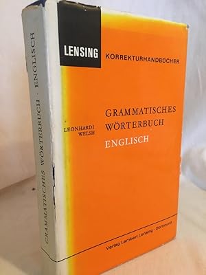 Grammatisches Wörterbuch Englisch. (= Lensing Korrekturhandbücher Englisch, Band 1).