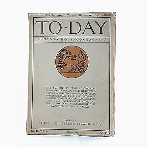 Seller image for To-Day. (No. 29 - Vol 5.) July 1919 for sale by Cambridge Rare Books