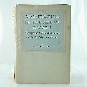 Imagen del vendedor de Architecture in the age of reason a la venta por Cambridge Rare Books