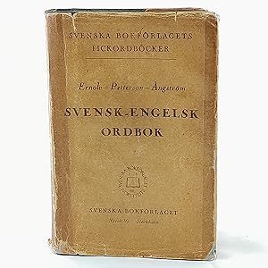 Bild des Verkufers fr Svensk-engelsk ordbok (Swedish-English dictionary) zum Verkauf von Cambridge Rare Books