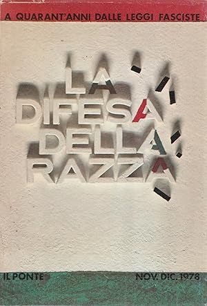 La difesa della razza (Rivista "Il Ponte - nov., dic. 1978)