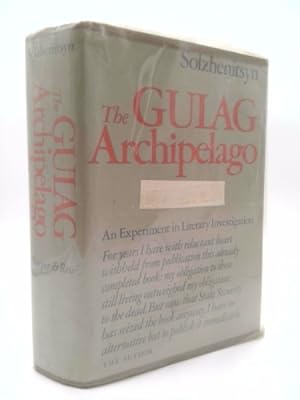 Seller image for The Gulag Archipelago, 1918-1956: An Experiment in Literary Investigation (English and Russian Edition) for sale by ThriftBooksVintage