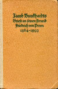 Imagen del vendedor de Briefe an seinen Freund Friedrich von Preen. 1864-1893. a la venta por Bcher Eule