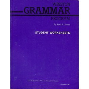 Seller image for Winston Grammar Program-Advanced: Student Worksheets for sale by Reliant Bookstore
