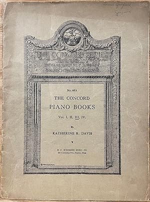 The Concord Piano Books Volume III (No. 603) An Elementary Course of Instruction based on Folk-So...